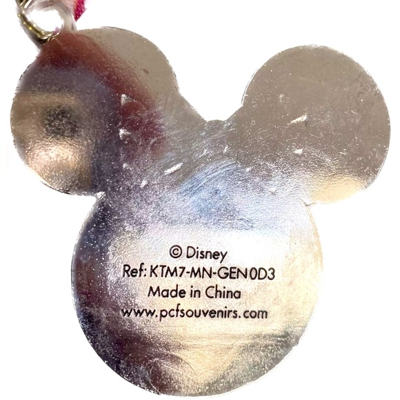 NWOT Disney Mini Mouse Lanyard & Key Chain - Picture 3 of 3